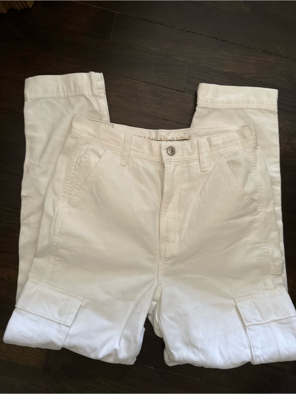 American Eagle Outfitters White Mom Jean